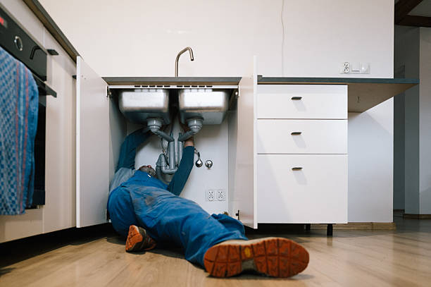 Professional Drain Cleaning technician working in Baldwin, MD